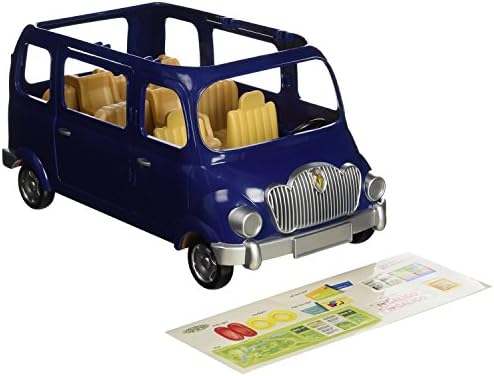 Calico Critters - Family Seven Seater Car - Family Vehicles | Buckle up the whole crew - seven seats for road trip storytelling that rolls smoothly into picnic and travel scenes, Ages 3+
