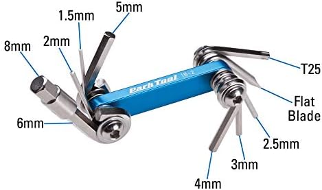 Park Tool IB-2 I-Beam Mini Fold-up Hex/Screwdriver/Torx Set | bike-multifunction-tools