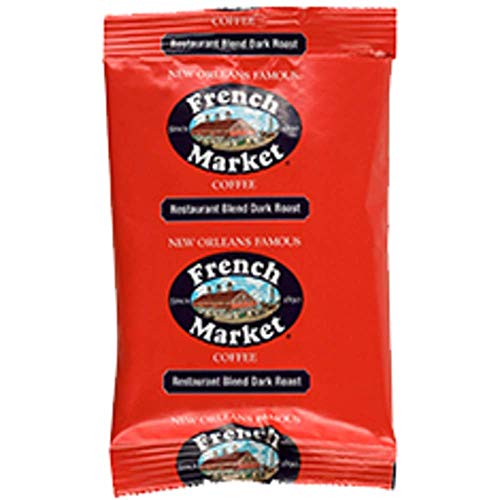 French Market Ground Coffee French Roast Dark Roast 2oz (Pack of 40)
