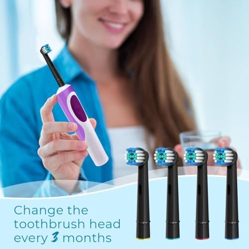 Electric Toothbrush Replacement Heads 16 Pack/Compatible Oral B Braun Replacement Brush Heads/Compatible Oral B Replacement Brush Heads