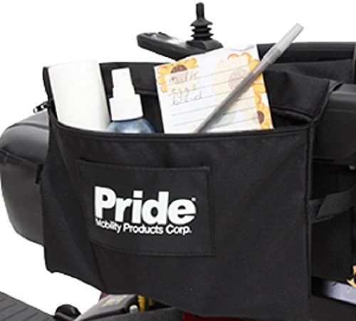 Pride Mobility Large Dual Saddle Armrest Mount Bag for Scooter and Powerchair-DWR1020D016