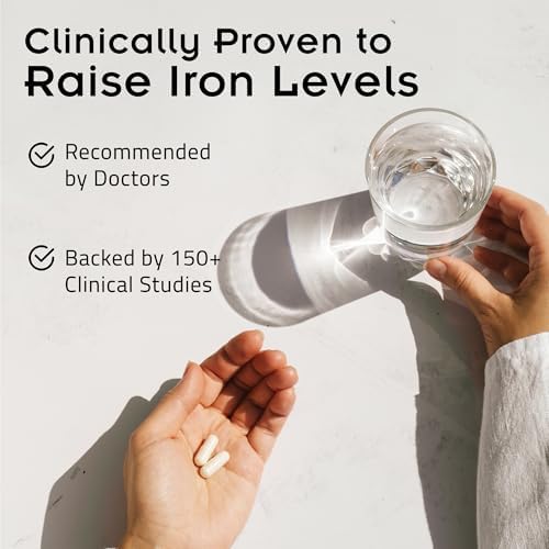 SiderAL Forte Sucrosomial Iron Supplement for Women and Men - Clinically Proven to Increase Levels without Side Effects, Gentle on Stomach