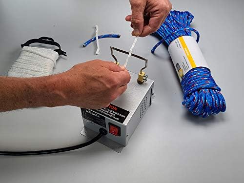 Hercules Hot Knife Rope Cutter - Electric Benchtop 60mm Thermal Cutting Blade for Braid Fabric Webbing Belting Ribbon & More - Hotknife Hot Wire