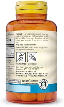 MASON NATURAL Calcium 500 mg (Oyster Shell) with Vitamin D3 to Support Normal Bone and Muscle Function, 250 Tablets
