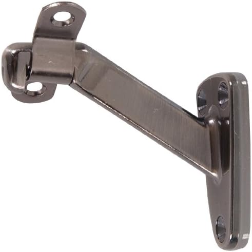 The Hillman Group 852256 Handrail Bracket Heavy Duty, Pewter