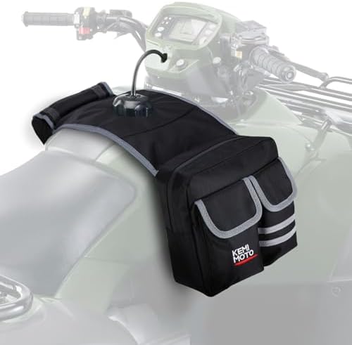KEMIMOTO ATV Tank Bag, Water-resistant Warm Cooler Motorcycle Saddle Bag