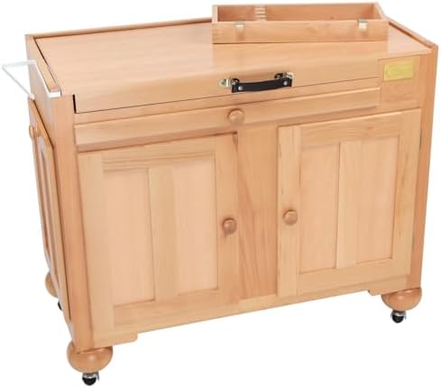 Creative Mark Todd Reifers Signature Artist Workstation - Crafting Table with Storage Cabinet