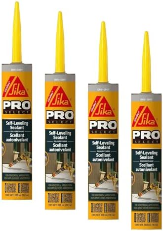 SIKA Sikaflex Self-Leveling Sealant, Gray Polyurethane, Fast Curing, for Concrete Expansion Joints, Waterproof, Paintable, Fills Cracks up to 1.5 in., 10.1 fl. oz Cartridge