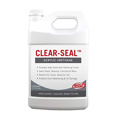 Rain Guard Water Sealers - CLEAR-SEAL - Professional Sealer and Finish Coat For Decorative Concrete, Stone