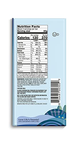 LILY'S Almond Dark Chocolate | 3 ounce, 4-Pack