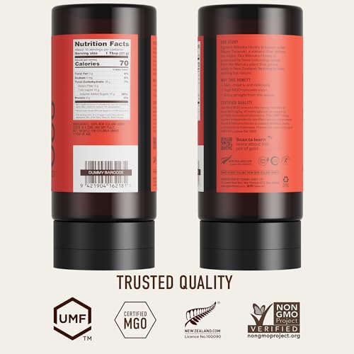 Egmont Honey Raw Mānuka Honey | UMF 18+ MGO 700+ Certified | 8.8oz