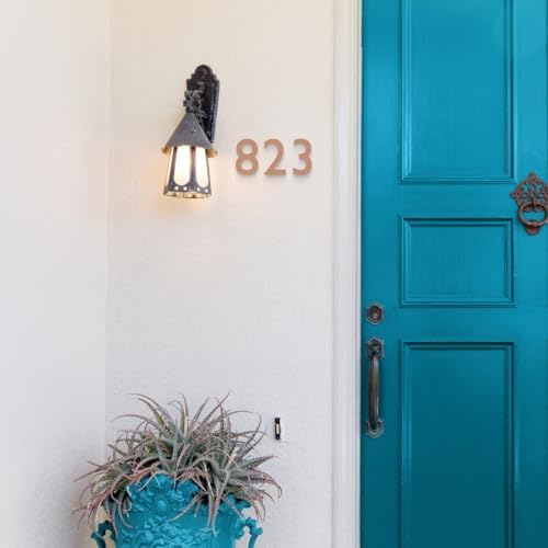 Architectural Mailboxes 3585AC-2 Brass 5-Inch Floating House Number 2