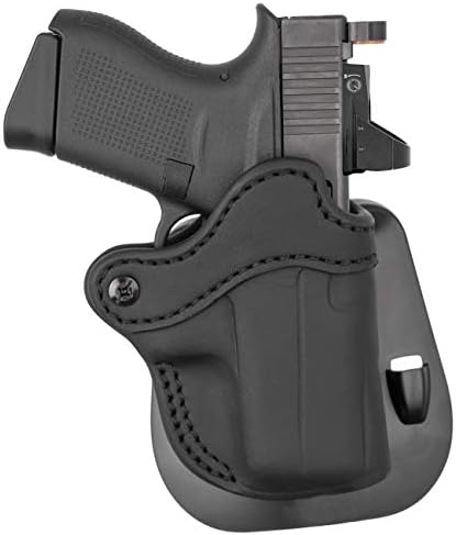 1791 Optic Ready Paddle Holster Fits Glock 43X, 43, 48, FN Reflex, Sig P365
