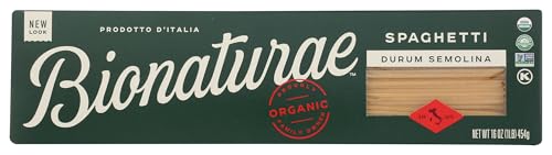 Bionaturae Elbow Pasta Noodles - Gluten Free Pasta Organic, Rice & Lentil Pasta, Kosher Certified, High Protein, Non-GMO Verified, USDA Certified, Gluten Free Pastas, Crafted in Italy - 12 Oz, 3 Pack