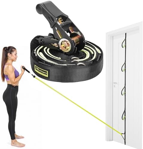 Manificent Door Anchor for Resistance Bands, Heavy Duty Padded Door Anchor System Door Hook