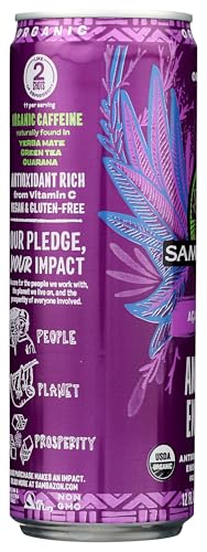 Sambazon, Energy Drink Single Organic, 12 Fl Oz