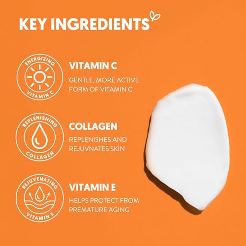 By Nature Vitamin C + Collagen Face Cream Cleanser - 7 oz