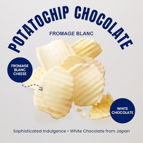 ROYCE' Potatochip Chocolate "Original" - |Chocolate Coated Crispy Potato Chips | Gourmet Snack for Gifting & Indulging | Japanese Potato Chip Chocolate from Hokkaido (7 Servings per Container)