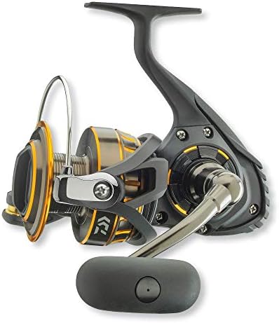 Daiwa BG5000 BG Saltwater Spinning Reel, 5000, 5.7: 1 Gear Ratio, 6+1 Bearings, 47.40" Retrieve Rate, 22 lb Max Drag,Black/Gold