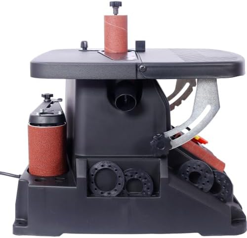 Vertical Oscillating Spindle Sander & Belt Sander - 1-17/32" dust port, 5 Sanding Sleeves