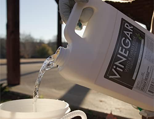 578 Vinegar Weed & Grass Killer Approved for Organic Production Pet Safe Glyphosate Free Herbicide, Gallon 1, Yellow