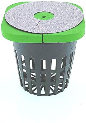 HORTIPOTS 2-Layered Clone Collars w 2 in Net Pots & Reflective Lids
