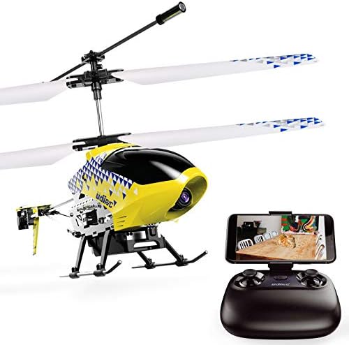 U12S Mini RC Helicopter with Camera Remote Control Helicopter Yellow
