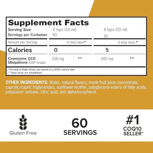 Qunol Liquid CoQ10 100mg, Superior Absorption, Antioxidant, 20 Ounces | #1 Cardiologist Recommended Supplement for Heart Health, Coenzyme Q10 Supplement to support Vascular Health & Cellular Energy