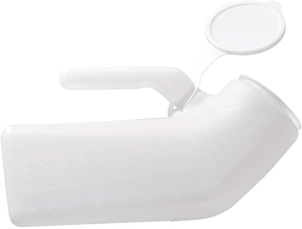Carex Portable Urinal For Men - Male Urinal and Travel John - Plastic Urinal