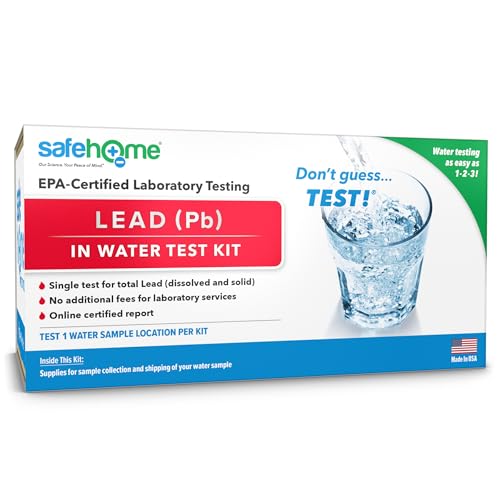 Safe Home® 200-in-1 Ultimate Drinking Water Test Kit – Tests for 200 Parameters at our EPA Certified Lab – Home Inspections, Mortgage Loans, Real Estate Transactions, & More