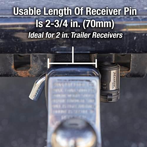 Master Lock 2848DAT Key Alike Set with Receiver and Coupler Latch Locks, 2-Piece Set