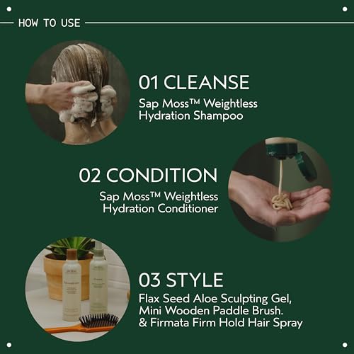 Aveda Flax Seed Aloe Strong Hold Sculpturing Gel | Adds Hold and Shine | For Molding and Sculptural Hair Styles | For Medium to Thick Hair | 8.5 Fl Oz