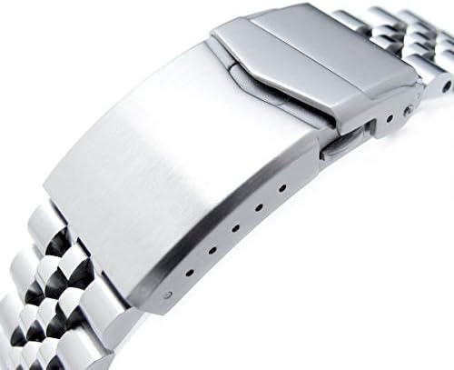 MiLTAT 22mm Watch Band for Seiko Turtle SRP775 SRP777 SRPA21, Super-J Solid Screw-Links
