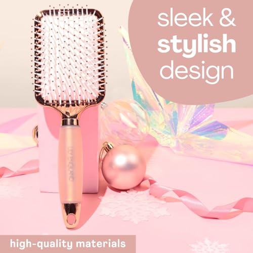 Lily England Paddle Hairbrush for Women - Blow-Drying Hair Brush, Rose