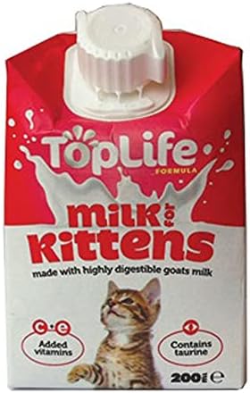 Toplife Formula Kitten Milk 200 ml (Pack of 18)