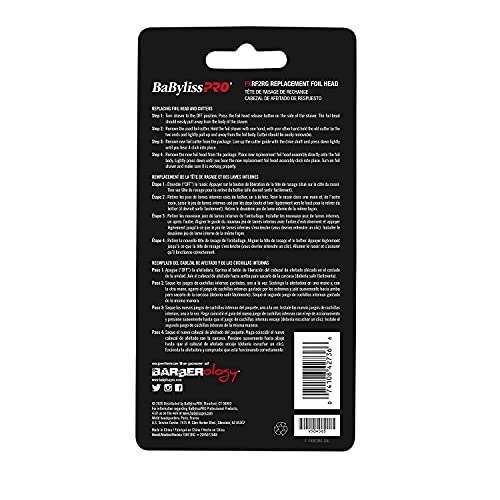 BaBylissPRO Replacment Foil and Cutter for MetalFX Double Foil Shavers