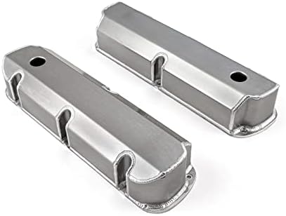 Speedmaster PCE314.1113.01 Compatible with Ford SB 289 302 351 Windsor Fabricated Valve Covers Satin Tall w/Hole
