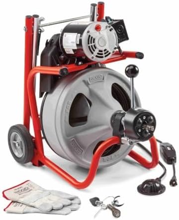RIDGID 12128 3-Piece Tool Set for Model K-400 & K-3800 Drain Cleaning Drum Machine with Bulb Auger, T-211 Spade Cutter, and A-13 Pin Key