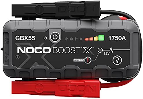 NOCO Boost X GBX55: 1750A UltraSafe Jump Starter – 12V Lithium Battery Booster Pack, Portable Jump Box