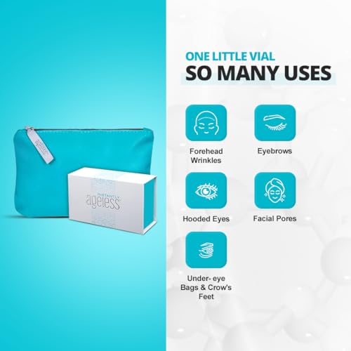 Instantly Ageless Facelift in a Box 25 Vials + Free Makeup Bag
