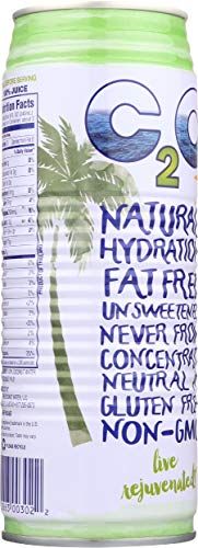 C2O Pure Coconut Water with Pulp, 17.5 Fluid Ounce