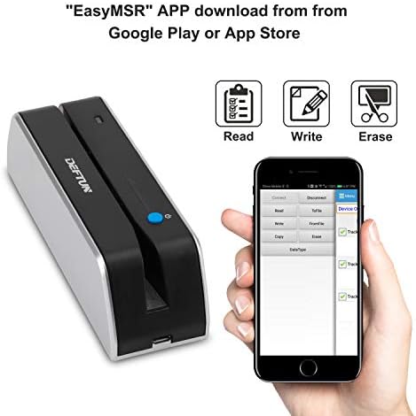 Bluetooth MSR-X6(BT) MSRX6BT Stripe Card Reader Encoder Mini Portable