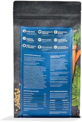 Whole Paws, Grain-Free Dry Adult Cat Food, Ocean-Caught Whitefish Recipe, Made with Real Fruits & Vegetables, 3.5 lb