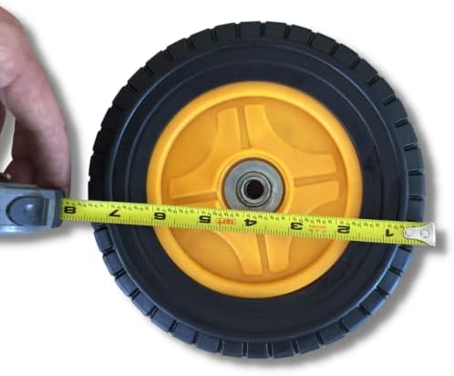 Mclane 8" Plastic Rear Wheel w/bearing&tire Assy Rep. Part# 7058-8