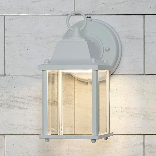 Maxxima LED Aged Bronze Outdoor Wall Light, Photocell, 650 Lumens 3000K