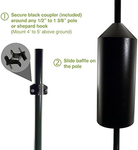 Audubon Torpedo Steel Squirrel Baffle Model NATORPEDO