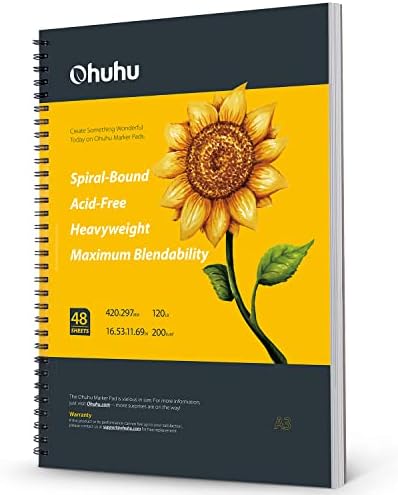 Ohuhu 7"x10" Marker Paper Pad Art Sketchbook for Drawing and Sketching