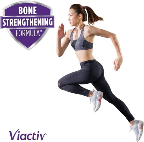 Viactiv Calcium + Vitamin D Supplement Soft Chews for Women & Men - Chewable Calcium for Bone Health Support, 650 mg per Serving, Vitamin D & K for High Absorption - 60 Count, Caramel