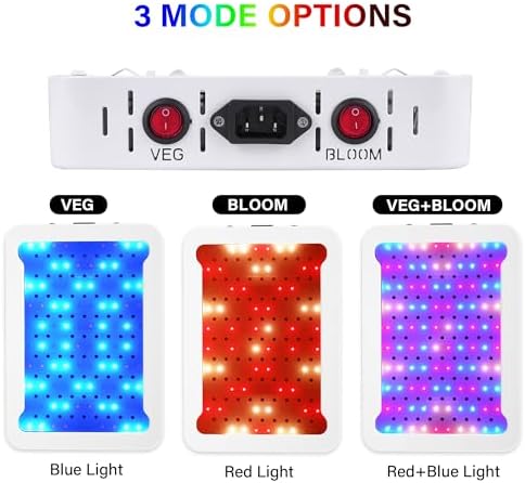 Beelux 1000w LED Grow Light for Indoor Plants Full Spectrum