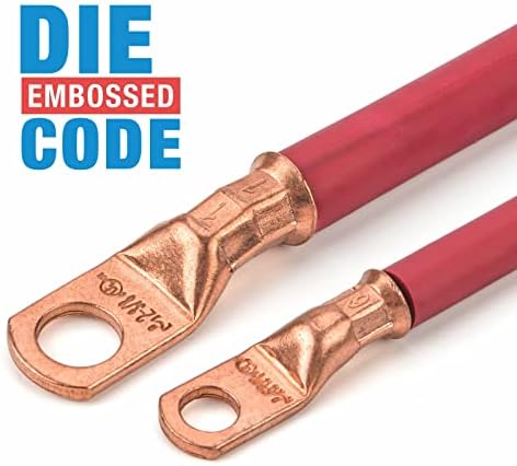 iCrimp Battery Cable Lug Crimping Tool for 8, 6, 4, 2, 1, 1/0 AWG Heavy Duty Wire Lugs, Battery Terminal, Copper Lugs with Wire Shear Cutter